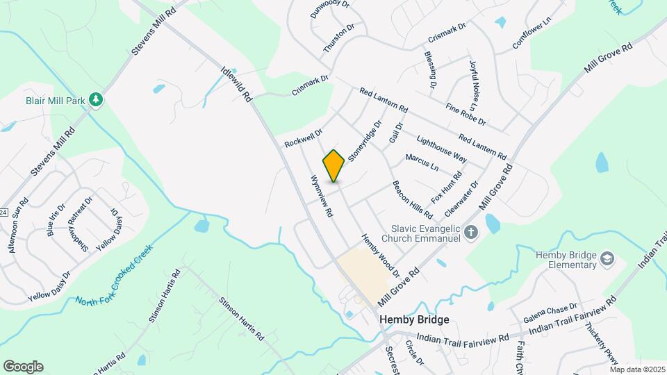 8201 Hemby Wood Dr Map and Location Details