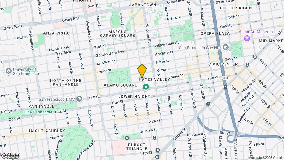 701 Fillmore St Mapa y Detalles de la Ubicación