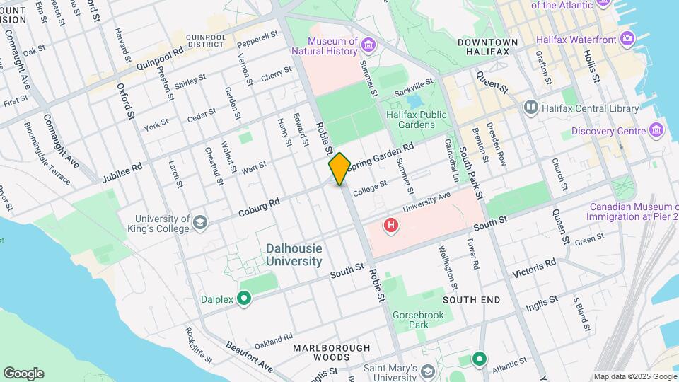 1380 Robie St Map and Location Details