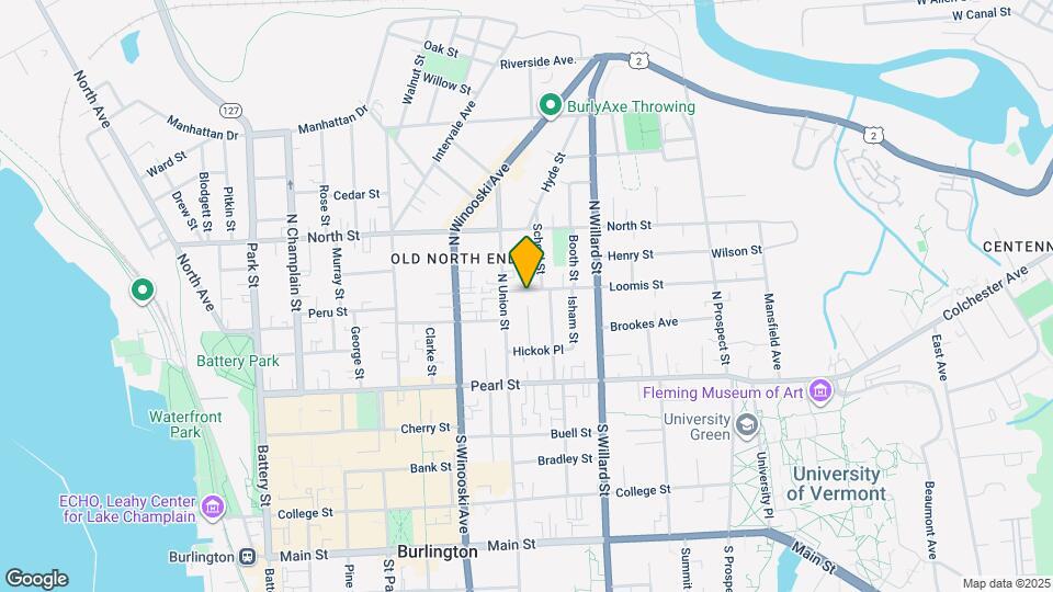 21 Loomis St, Unit 2 Map and Location Details