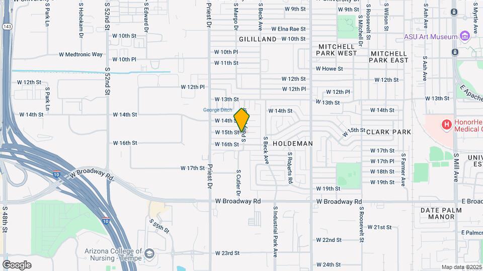 1301 W 15th St Map and Location Details