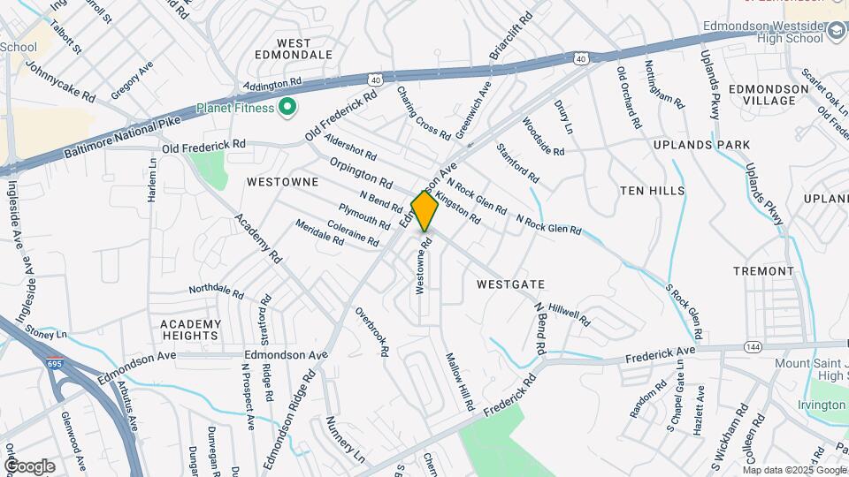 114 Westowne Rd Map and Location Details