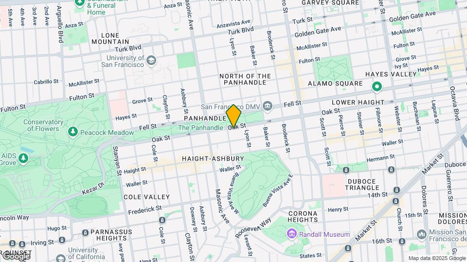 1473 Oak St Map and Location Details