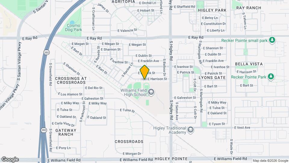3031 E Harrison St Map and Location Details