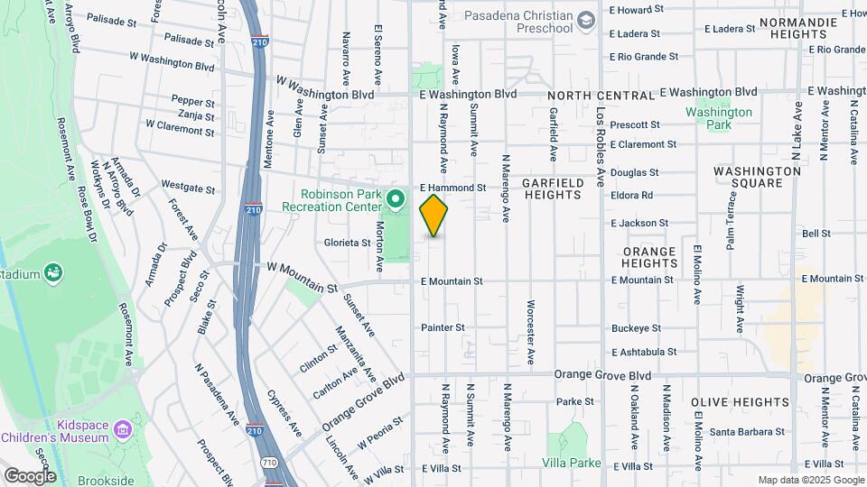 999-1001 N Raymond Ave Map and Location Details