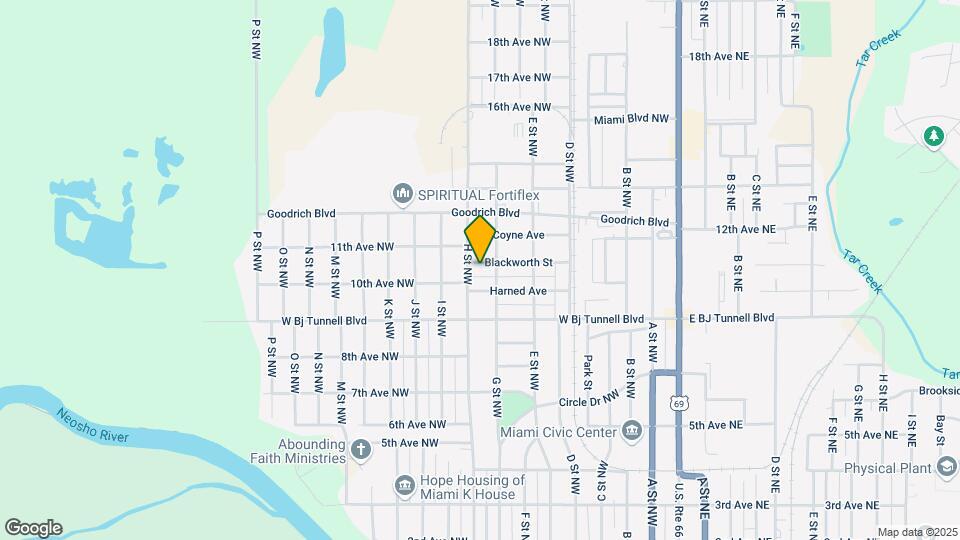 715 Blackworth St Map and Location Details
