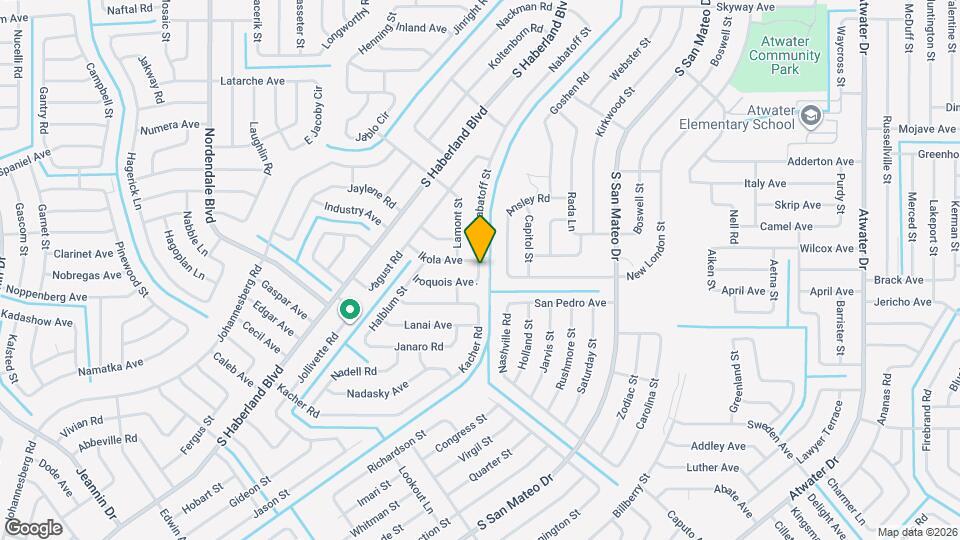 2048 Nabatoff St Map and Location Details