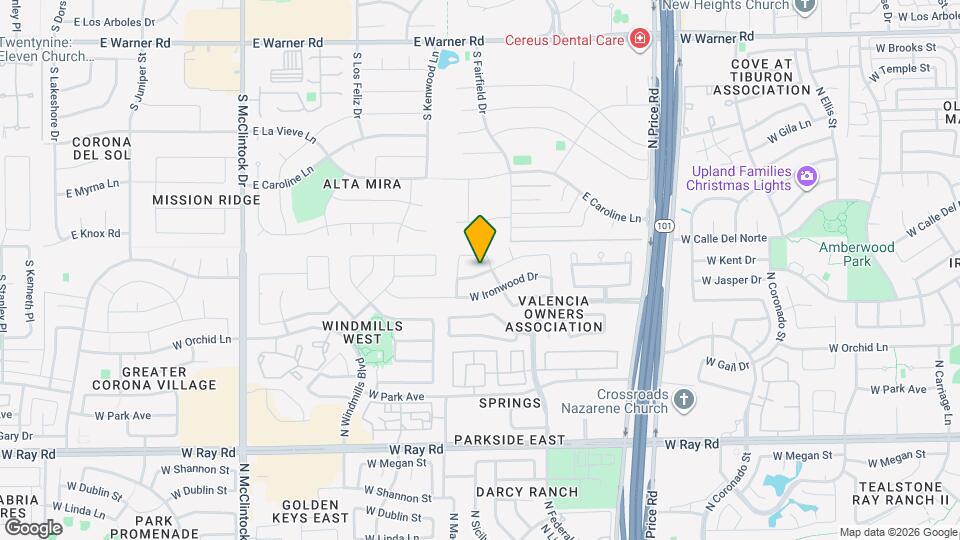 3450 W Jasper Dr Map and Location Details