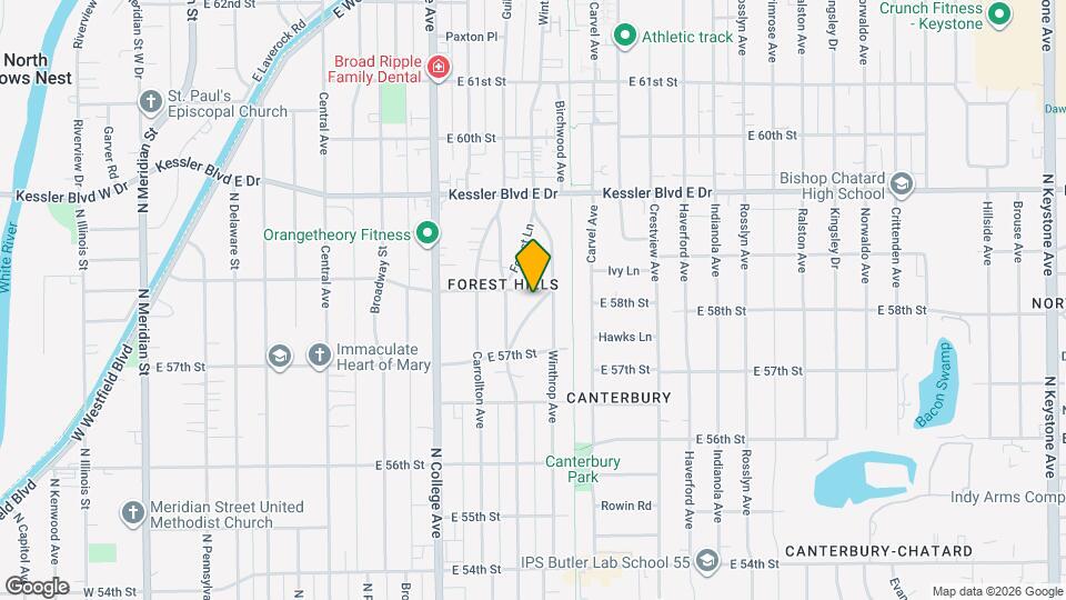 5758 Wildwood Ave Map and Location Details