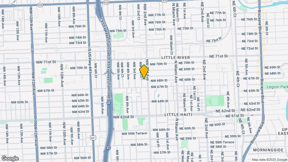 6743 NW 2nd Ct Map and Location Details