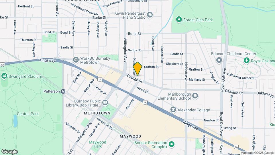 4555 Grange St Map and Location Details