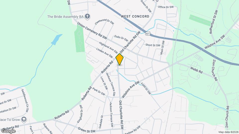 935 Old Charlotte Rd SW Map and Location Details