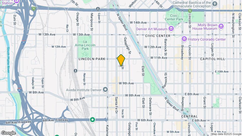 1011-1019 Inca St Map and Location Details