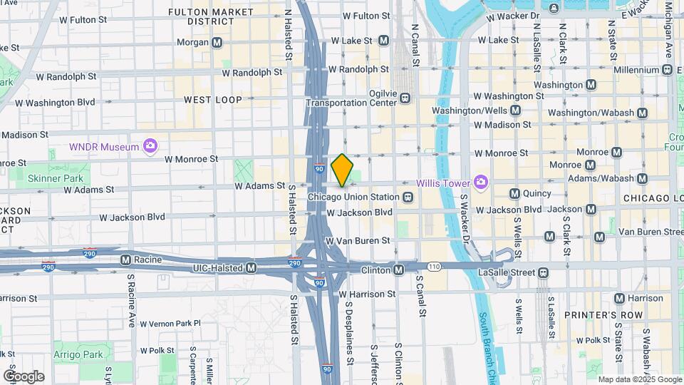 210 S Desplaines St, Unit 1906 Mapa y Detalles de la Ubicación