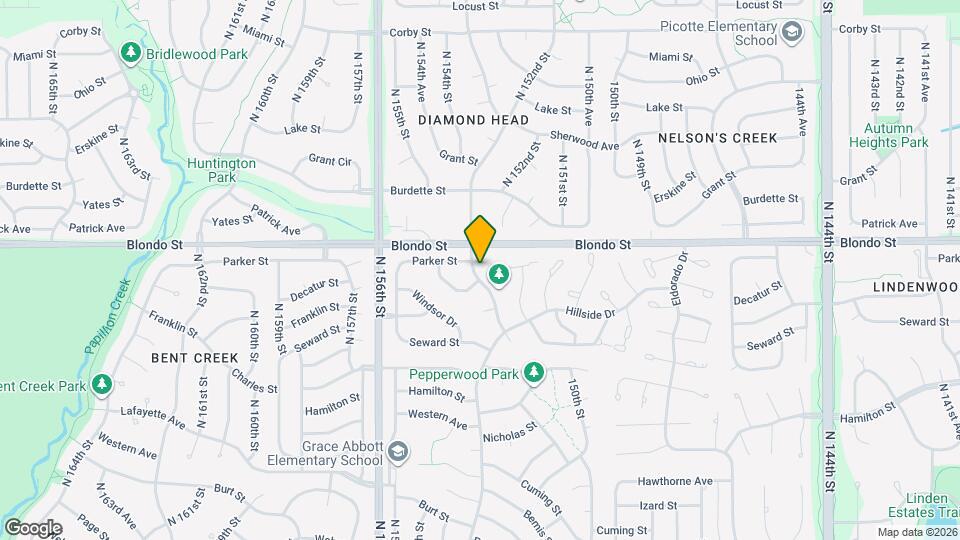 15327 Parker Cir Mapa y Detalles de la Ubicación