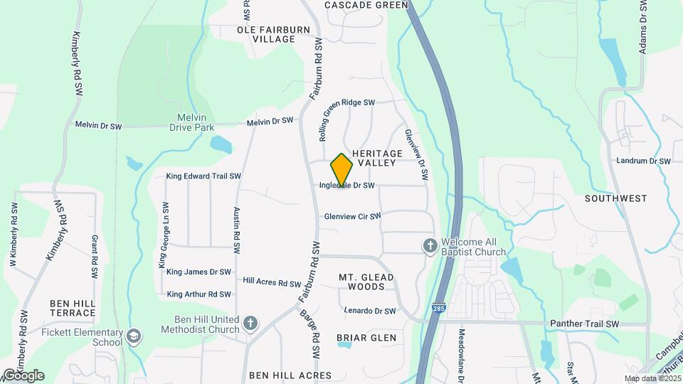 3614 Ingledale Dr SW Map and Location Details
