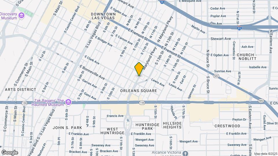 412 Maryland Pkwy Map and Location Details