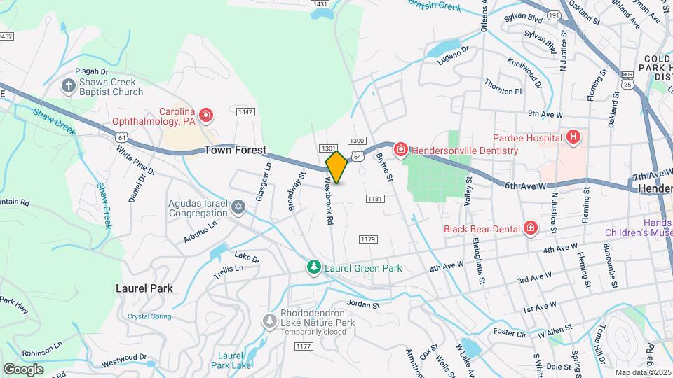 558 Westbrook Rd Map and Location Details