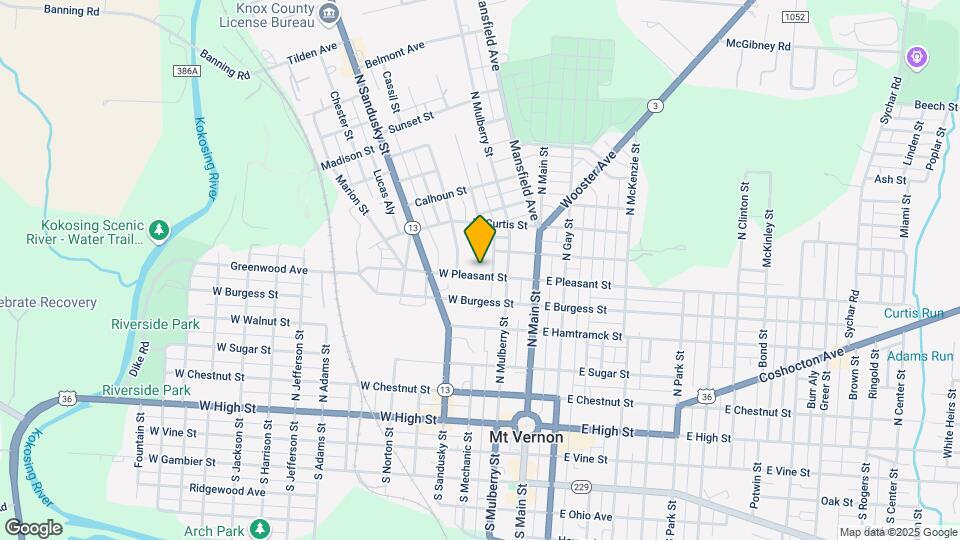 107 W Pleasant St Map and Location Details
