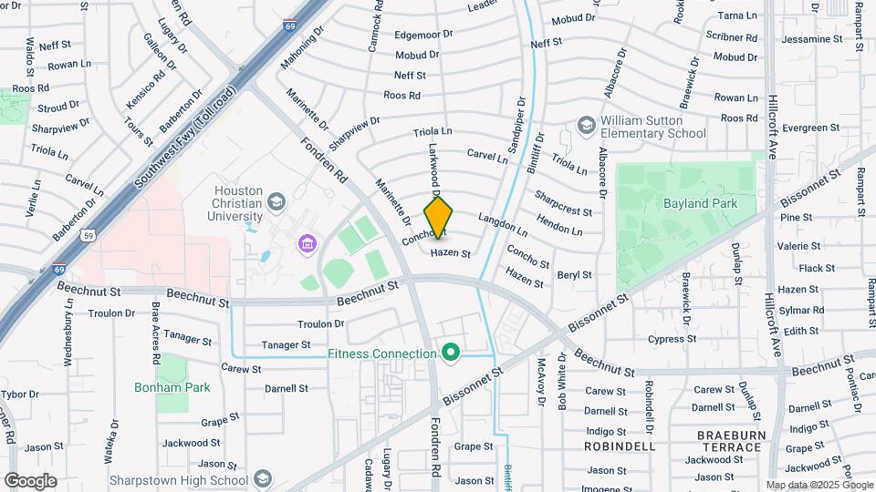 7034 Hazen St Map and Location Details