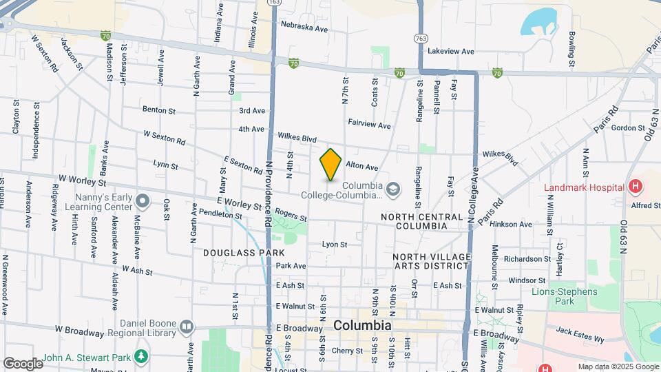 608 N 6th St Map and Location Details