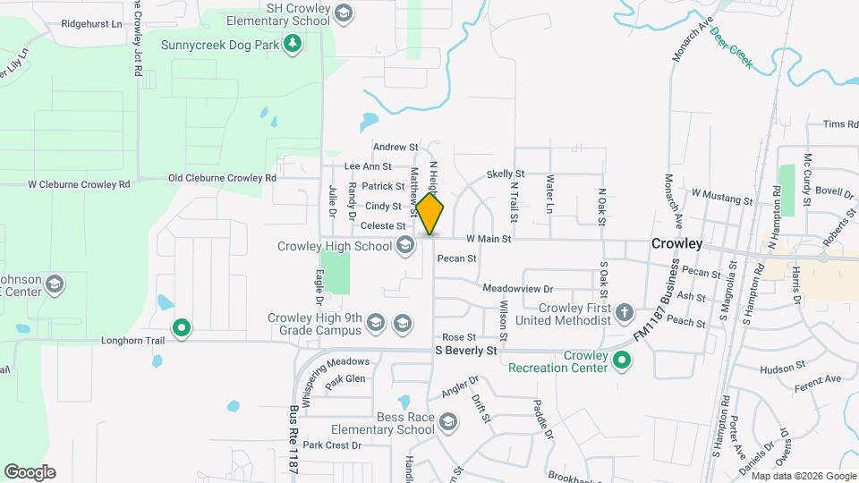 1001 W Main St Map and Location Details