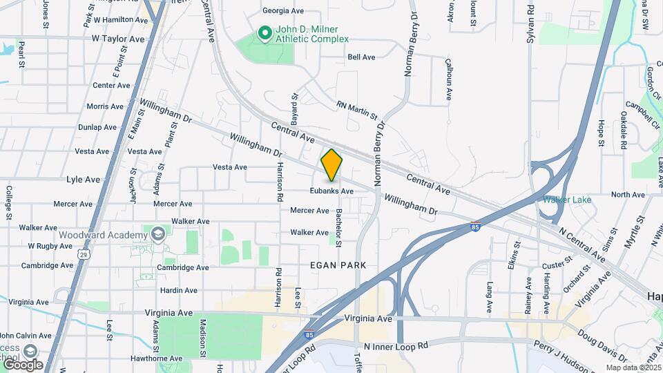 1285 Eubanks Ave Map and Location Details