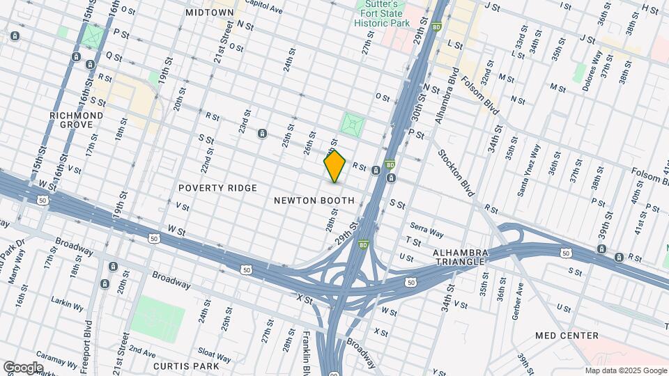 2722 S St Map and Location Details