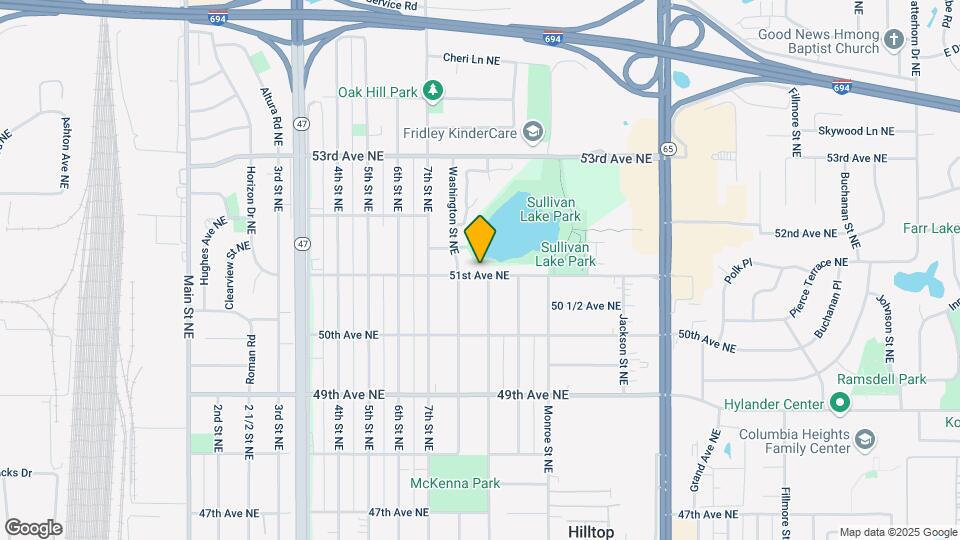 621 51st Ave NE Map and Location Details