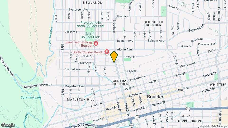 2503 Broadway Map and Location Details