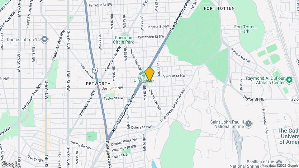 4207 Illinois Ave NW Map and Location Details