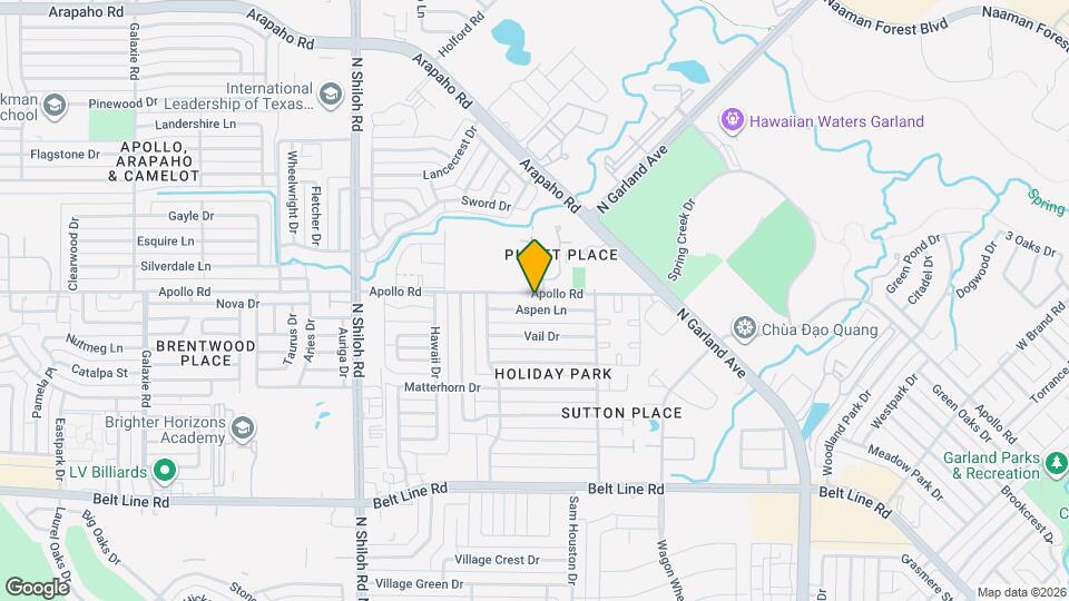 2013 Aspen Ln Map and Location Details