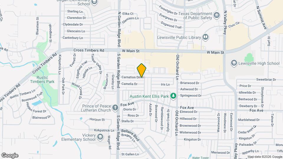 1504 Carnation Dr Map and Location Details