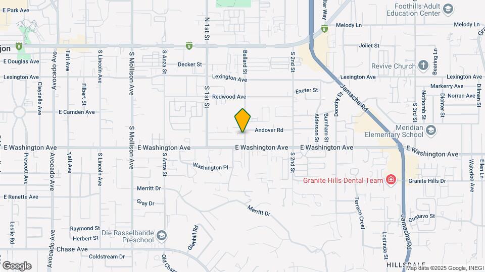 656 Ballard St Map and Location Details