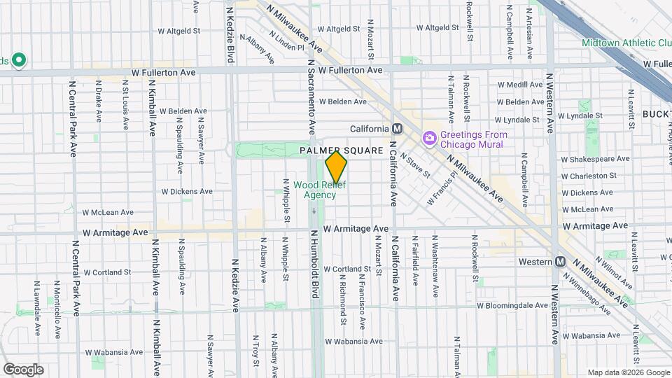 2917 W Dickens Ave, Unit 3 Mapa y Detalles de la Ubicación