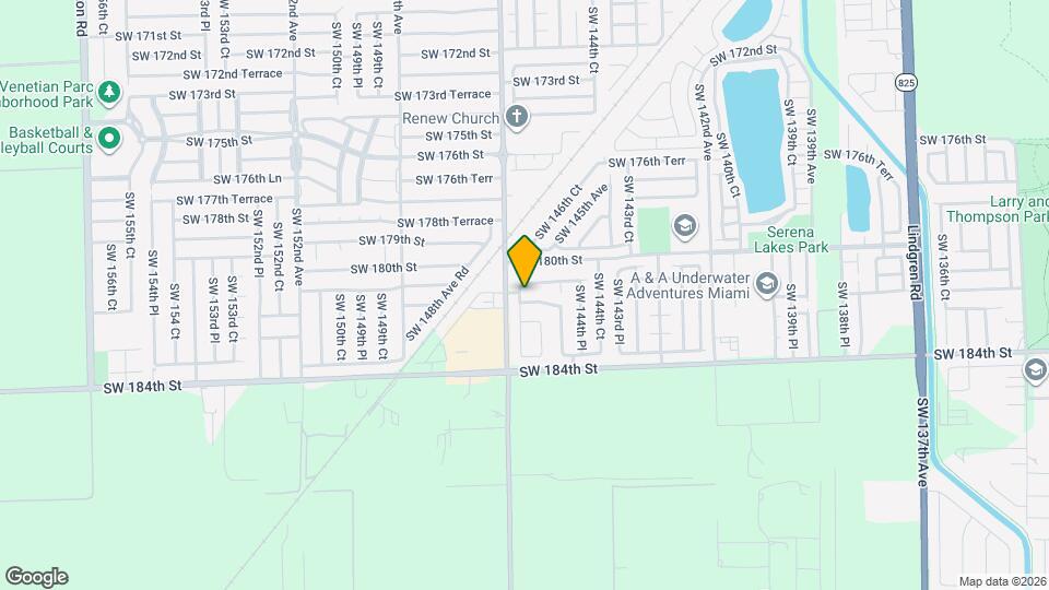 14633 SW 181st Terrace Map and Location Details