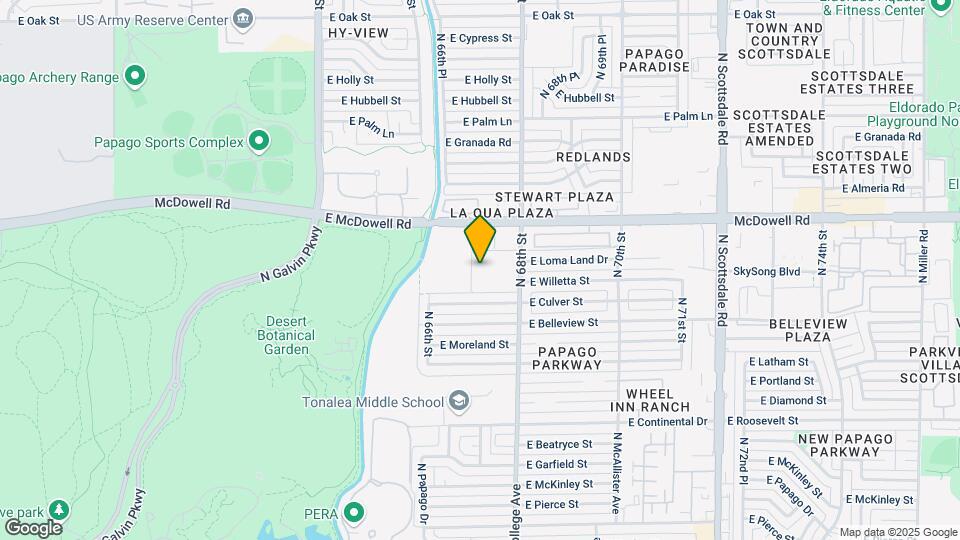6721 McDowell Rd-Unit -B314 Map and Location Details