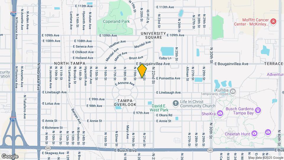 1911 E Poinsettia Ave, Unit Main Map and Location Details