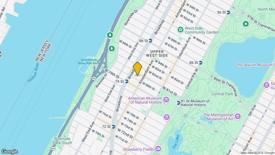 209 W 80th St Map and Location Details