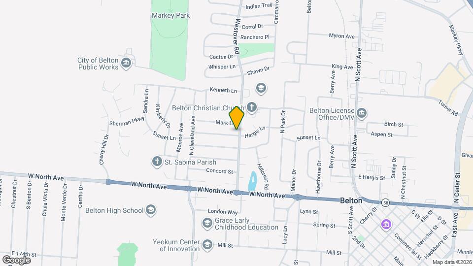 500 Hargis Ln Mapa y Detalles de la Ubicación