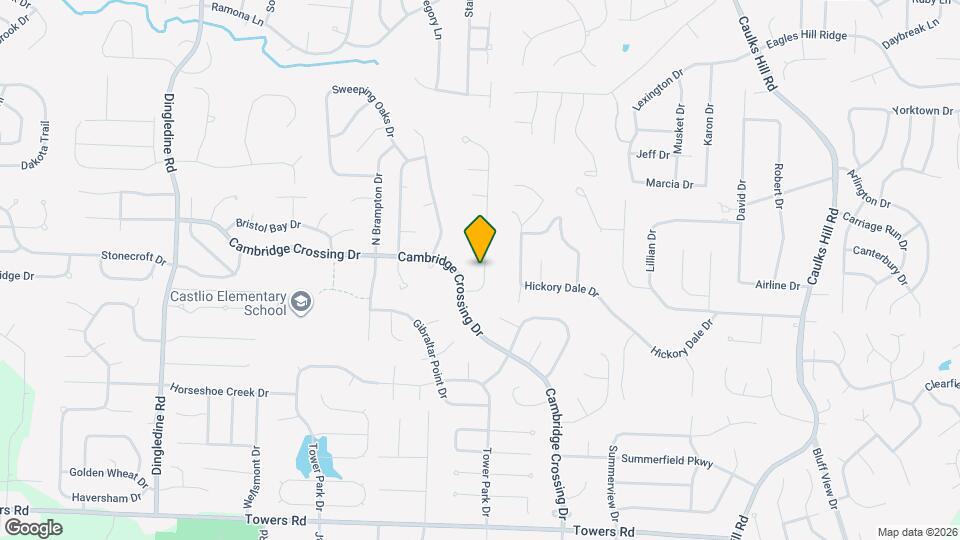 733 Pecan Hill Dr Mapa y Detalles de la Ubicación