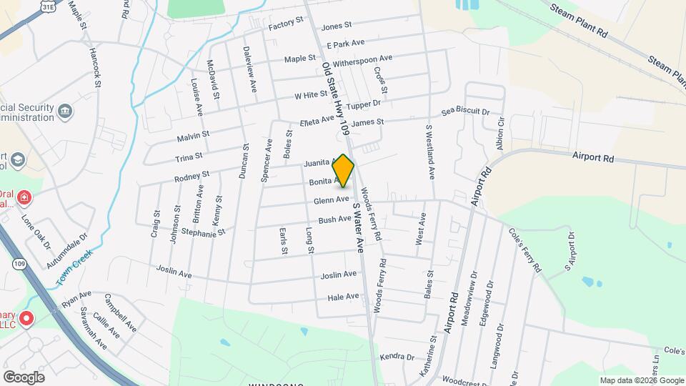 108 Glenn Ave Mapa y Detalles de la Ubicación