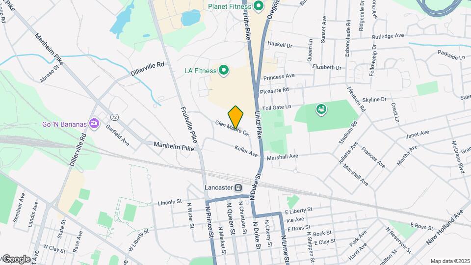 1332 Glen Moore Cir Map and Location Details