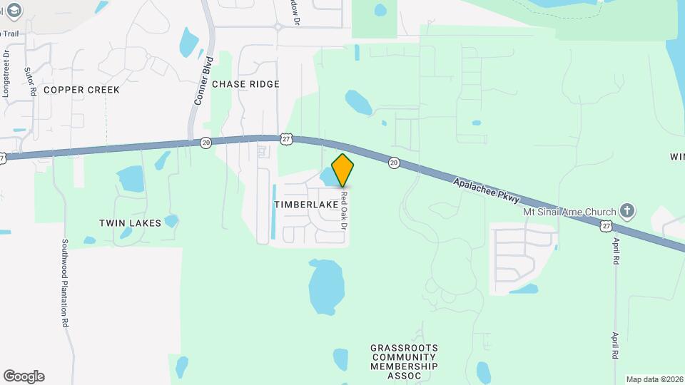 4187 Red Oak Dr Map and Location Details