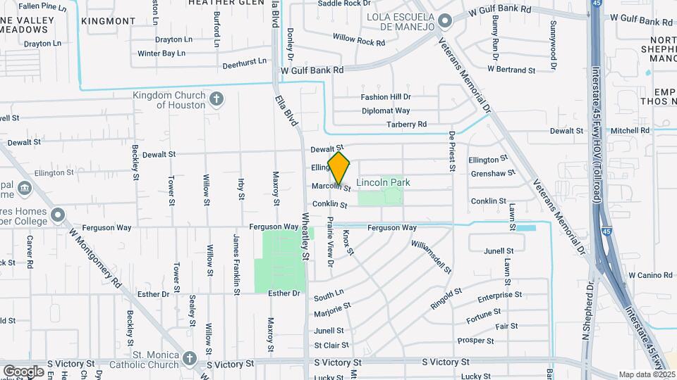 1043 Marcolin St Map and Location Details
