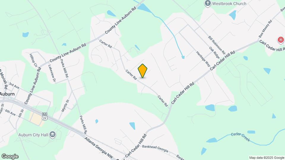 213 Carter Rd Map and Location Details