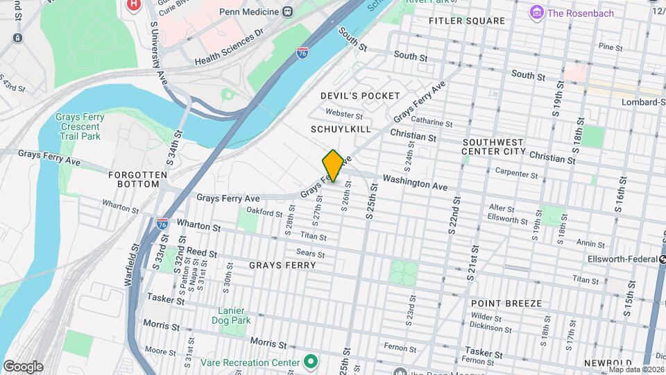2625 Ellsworth St Map and Location Details