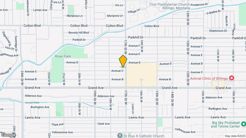 1707 1/2 Avenue C Mapa y Detalles de la Ubicación
