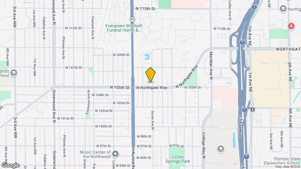 10503 Stone Ave N Map and Location Details