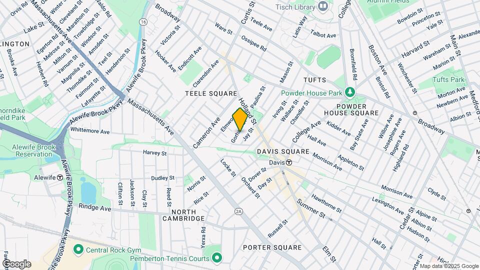 40 Gorham St, Unit 1R Map and Location Details